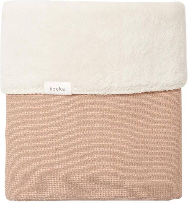 Koeka Cairo baby wiegdeken teddy 75x100 cm soft earth
