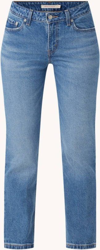 Levi's Low waist straight leg jeans met medium wassing