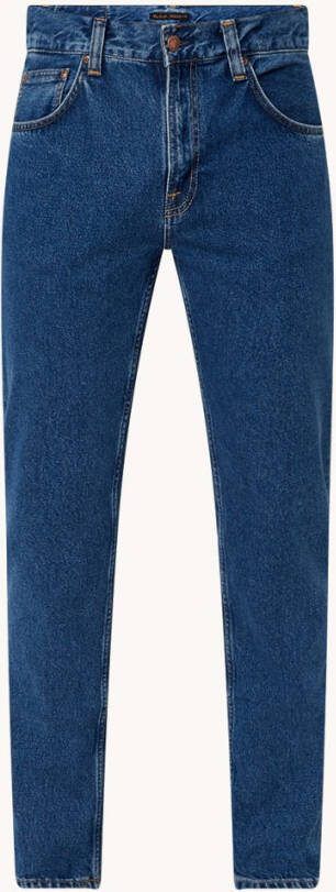 Nudie Jeans Gritty Jackson straight leg jeans met medium wassing