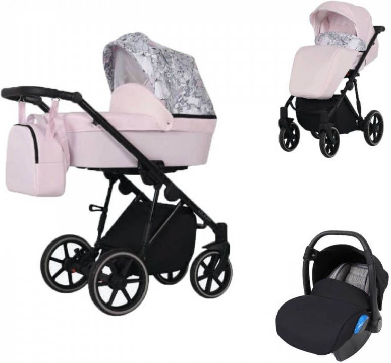 Born Lucky Kinderwagen 3 In 1 Molto Roze