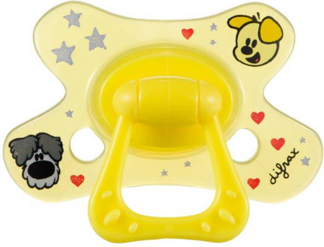 Difrax Fopspeen Natural 6+ mnd Woezel&amp;Pip 1 stuk