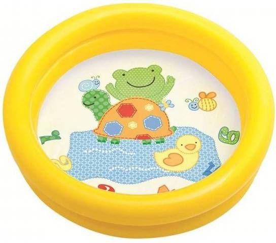 Intex Opblaasbaar Babybadje Geel 61 Cm X 15 Cm