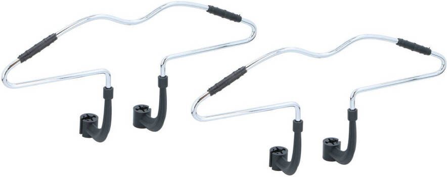 Merkloos 2x Auto/autostoel Kledinghangers 50 Cm Kledinghangers