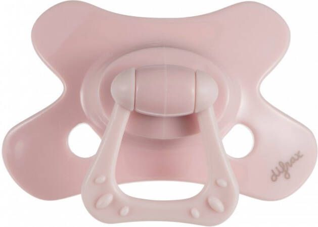 Difrax Fopspeen Uni Natural 12m+ Junior Siliconen Roze
