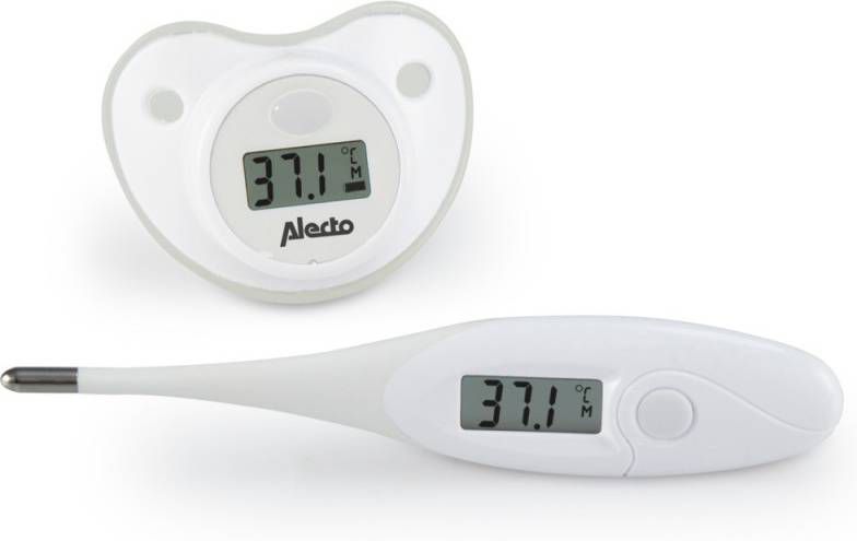 Alecto Baby Thermometerset 2 delig Bc 04 Wit