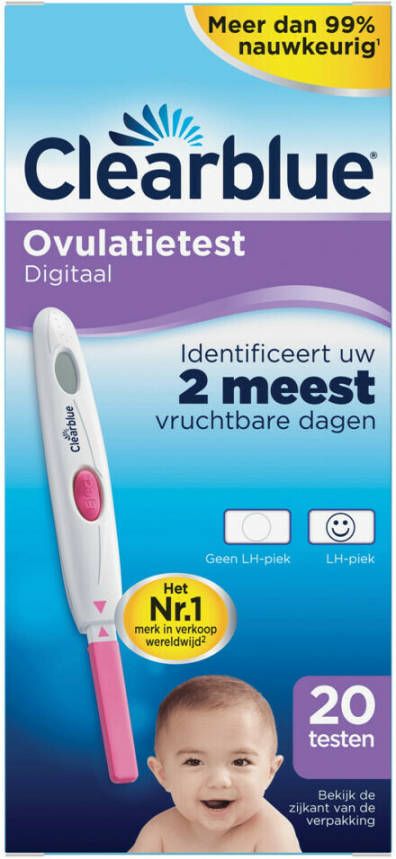 Clearblue 6x Ovulatietestset Digitaal 20 stuks