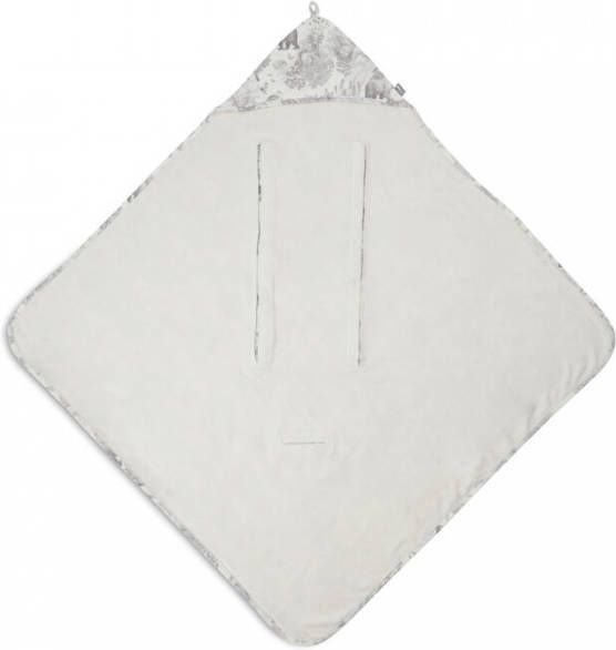 Jollein x Pimpelmees Forest Animals wikkeldeken grijs