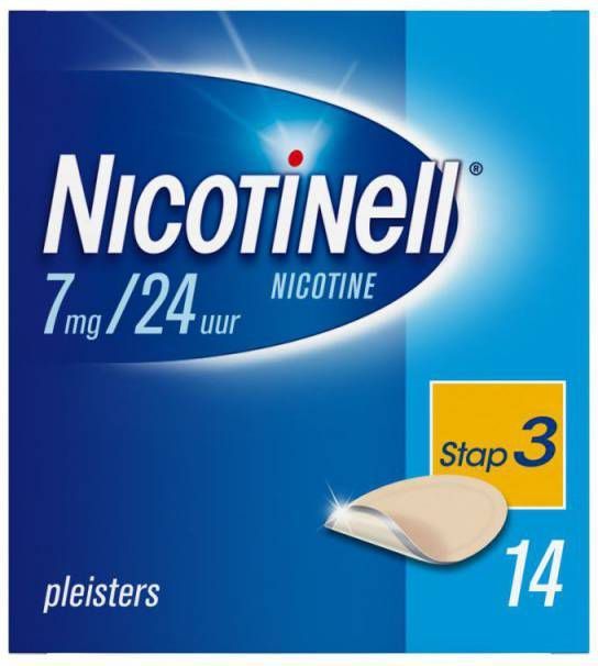 Nicotinell pleisters Tts 10 7mg/24uur 14 stuks