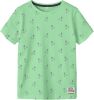 Name it T shirts Delvin Short Sleeve Top Groen online kopen