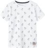 Name it T shirts Delvin Short Sleeve Top Wit online kopen