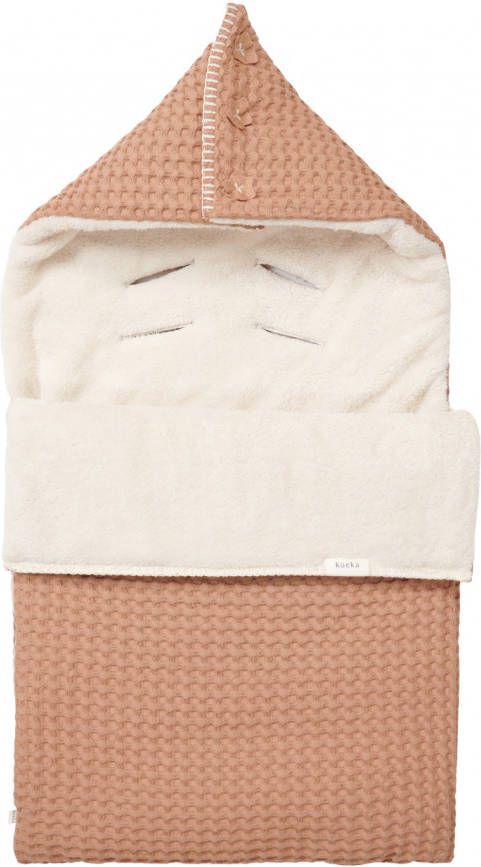 KOEKA Voetenzak 0+ 3 Punts Wafel/teddy Oslo soft earth/pebble
