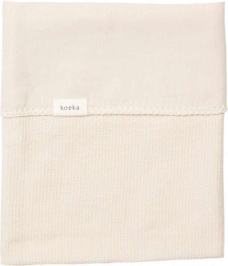 Koeka Wiegdeken Flanel Cairo Warm White 75 x 100 cm