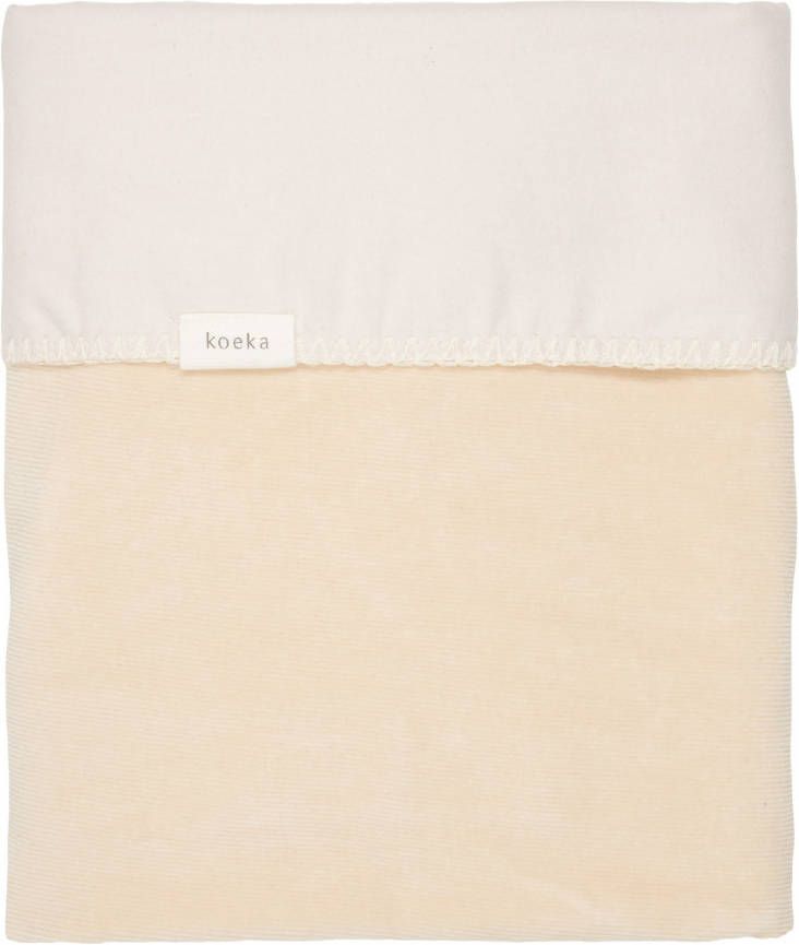 Koeka Wiegdeken Flanel Oddi Warm White 75 x 100 cm