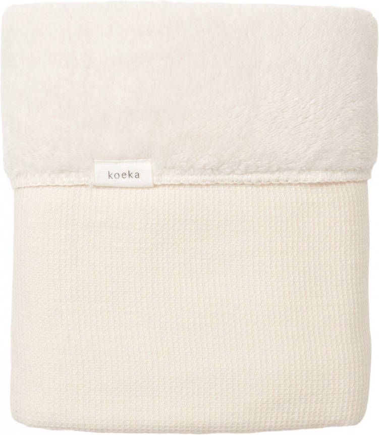 Koeka Cairo baby wiegdeken teddy 75x100 cm warm white