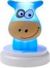 Alecto Led Nachtlampje Naughty Cow Blauw online kopen