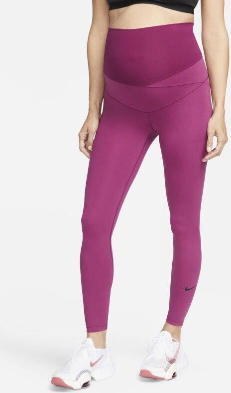 Nike One(M)Legging met hoge taille voor dames(positiekleding) Rood