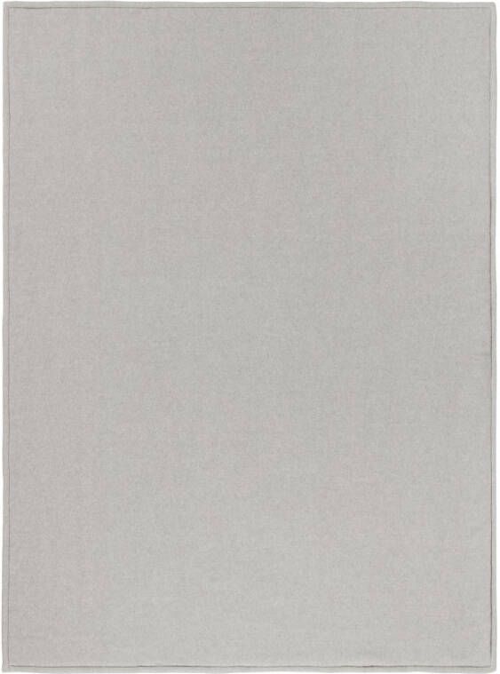 Noppies Baby Comfort Teddy Fantasy Fleece reversible baby ledikantdeken 100x140 cm Grey Melange