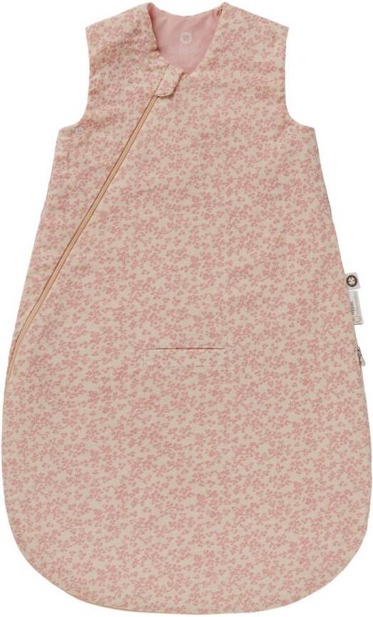 Noppies Baby Comfort Botanical muslin baby zomerslaapzak GOTS Misty Rose