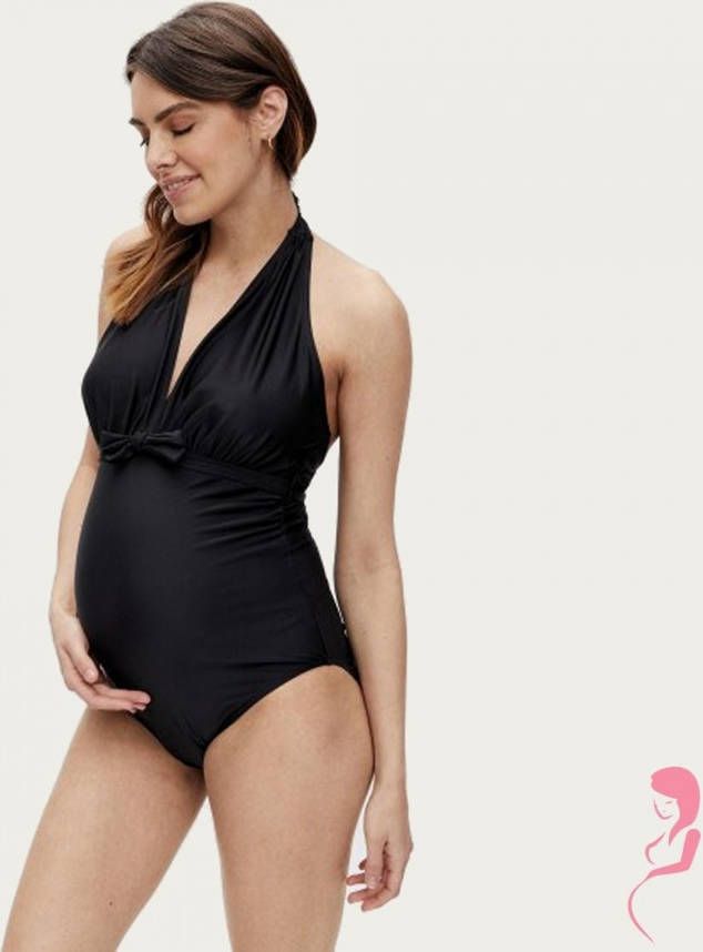 Mamalicious ZwangerschapsBadpak MLPage Halter Zwart