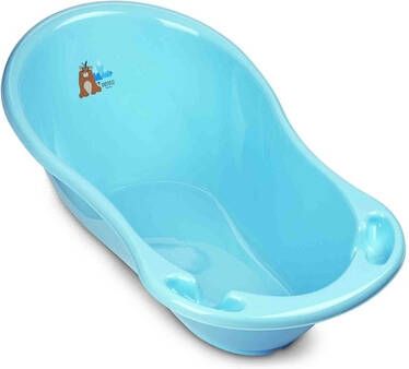 BABYKAJO Baby bad 86 cm beer blauw