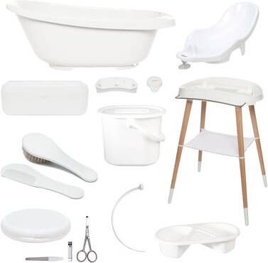 bé, bé, jou ®, Baby care Badset 9 delig Sense Edition Plus Wit