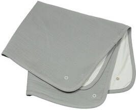 Be 's Collection Mousseline Overtrek Verschoonkussen Grijs 53 x 57 cm
