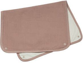 Be 's Collection overtrek aankleedkussen mousseline oud roze 36 x 55 cm