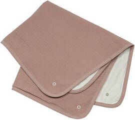 Be 's Collection overtrek aankleedkussen mousseline oud roze 53 x 57 cm