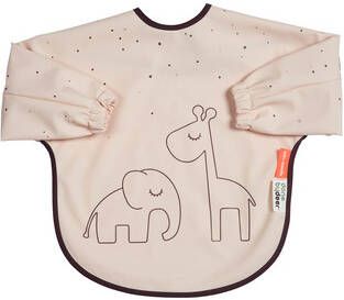 Done by Deer Baby Accessoires Sleeved Bib 6 18M Dreamy Dots Roze