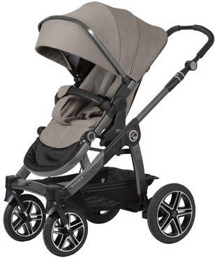 Hartan Kinderwagen Racer GTX met handrem Causal Collection class y dots(906)Framekleur platina