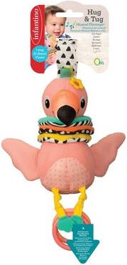 Infantino Muziekdoosje Main Hug And Tug Musical Flamingo