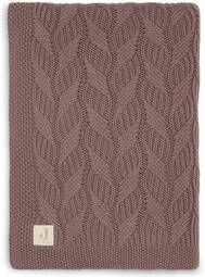 Jollein baby ledikantdeken 100x150cm Spring knit chestnut