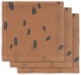 jollein monddoek van gaas Vlekkerlandse karamel 3 pack