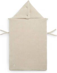 Jollein Voetenzak Groep 0+ Autostoel 3/5 Punts Gordel Basic Knit Nougat