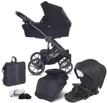 knorr-baby knorr baby Combi Kinderwagen Saipan 12 delig Nacht Zwart