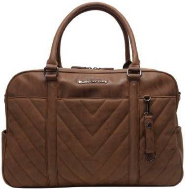 Little Company Luiertas Amsterdam Quilted Cognac
