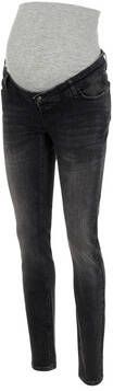 MAMALICIOUS low waist slim fit zwangerschapsjeans MLCALIFORNIEN grijs stonewashed