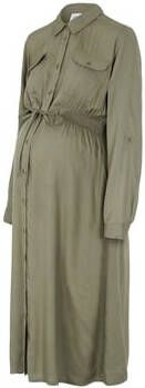 mamalicious Zwangerschapsjurk MLMALIN Dusty Olive