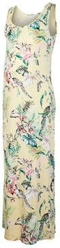 MAMALICIOUS zwangerschapsjurk Tropicana met all over print geel/groen/roze