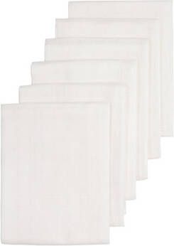 Meyco hydrofiele luiers 70x70 cm wit set van 6