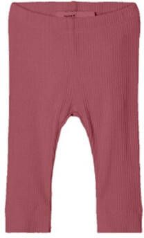 NAME IT BABY legging NBFKABEX met biologisch katoen roze