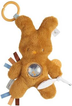 Nattou Lapidou Tipidou Knuffel met Activiteiten oker