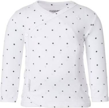 Noppies ! Unisex Shirt Lange Mouw Maat 62 Wit Katoen/elasthan