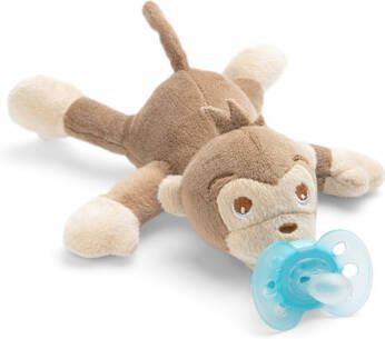 Philips Avent Snuggle Knuffelspeen Ultra Soft Aap 0/6 Maanden