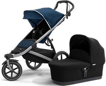 Thule Kinderwagen Urban Glide 2 met reiswieg Majolica Blauw
