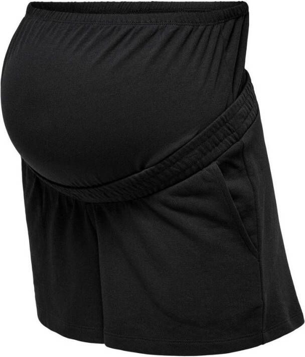 ONLY MATERNITY regular fit korte zwangerschapsbroek OLMDREAMER zwart