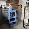 TiSsi ® Stahulp Lernturm Felix, poederblauw Gemaakt in Europa online kopen