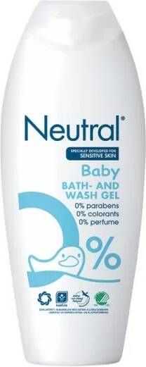 Neutral parfumvrij baby Wasgel 6 x 200 ml Voordeelverpakking