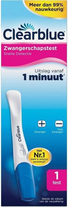 Clearblue zwangerschapstest Snelle Detectie 1 test