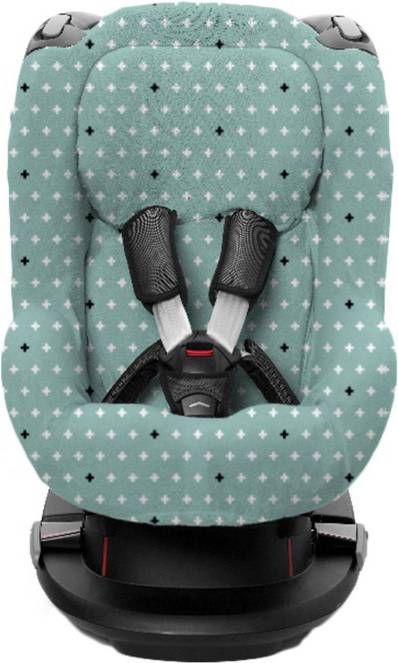 Briljant Baby autostoelhoes 1+ rugsteun crizz crozz stonegreen interlock